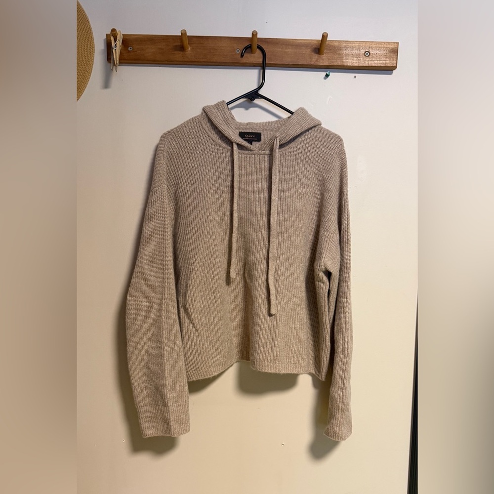 Quince Mongolian Cashmere Hoodie - L - Like New